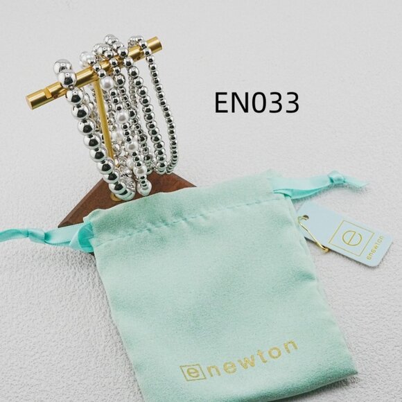 Enewton Platinum Bead & Pearl Five-Piece Bracelet Set - Picture 4 of 5